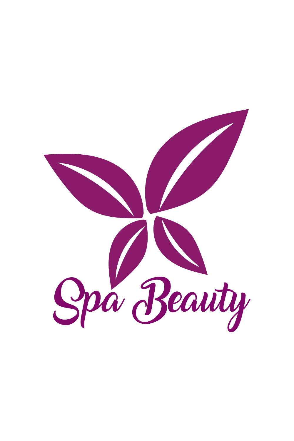 Free Healthy skin care logo pinterest preview image.