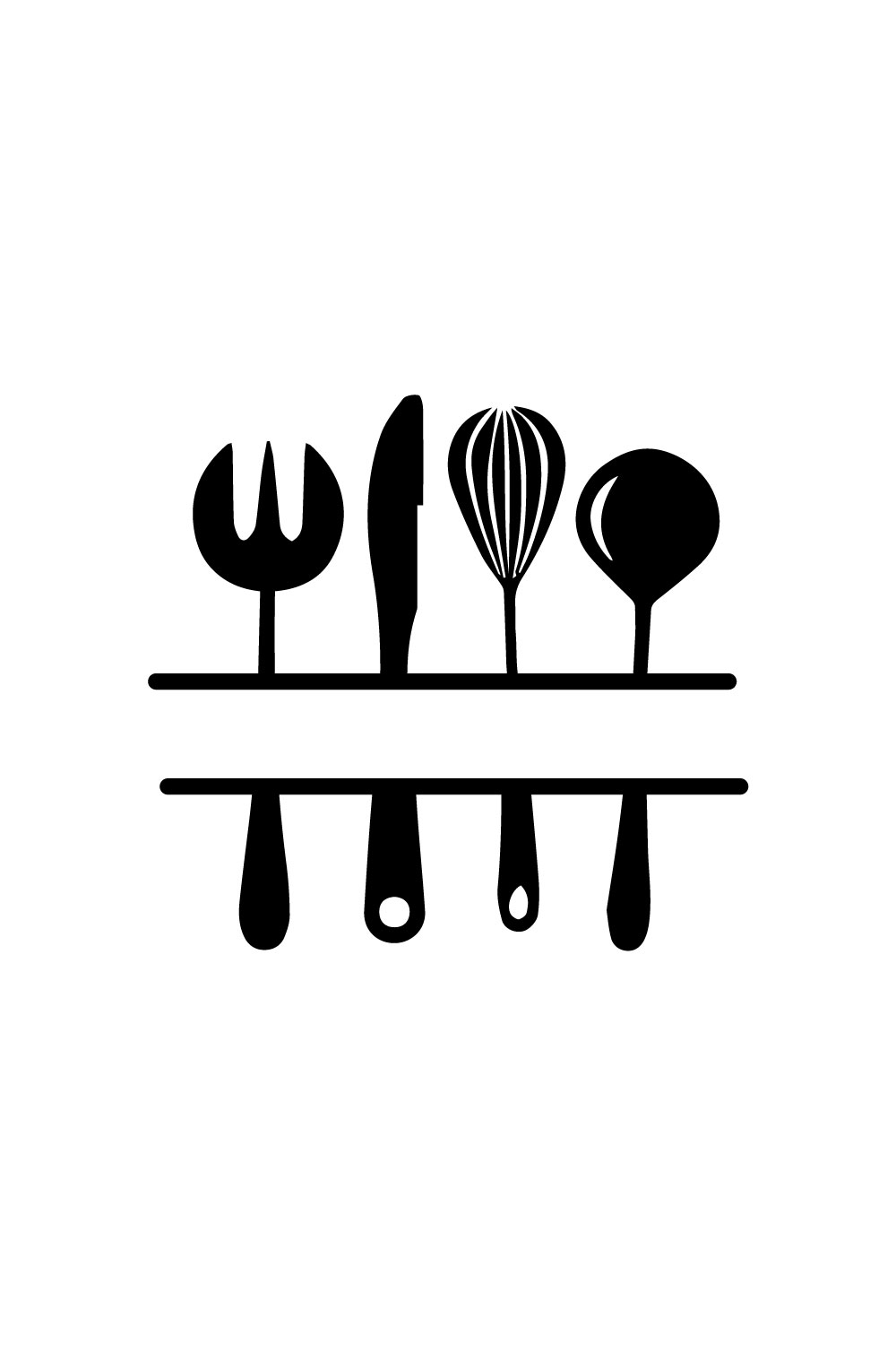 Free spoon wildflower logo pinterest preview image.
