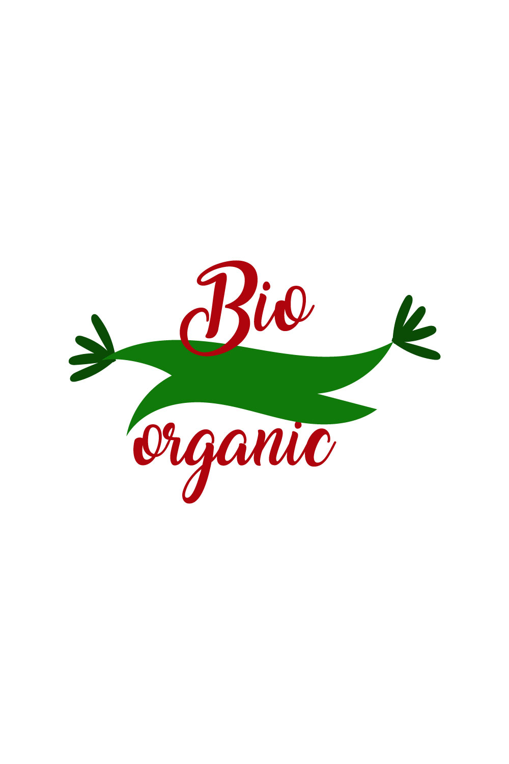 Free Bia organic logo pinterest preview image.