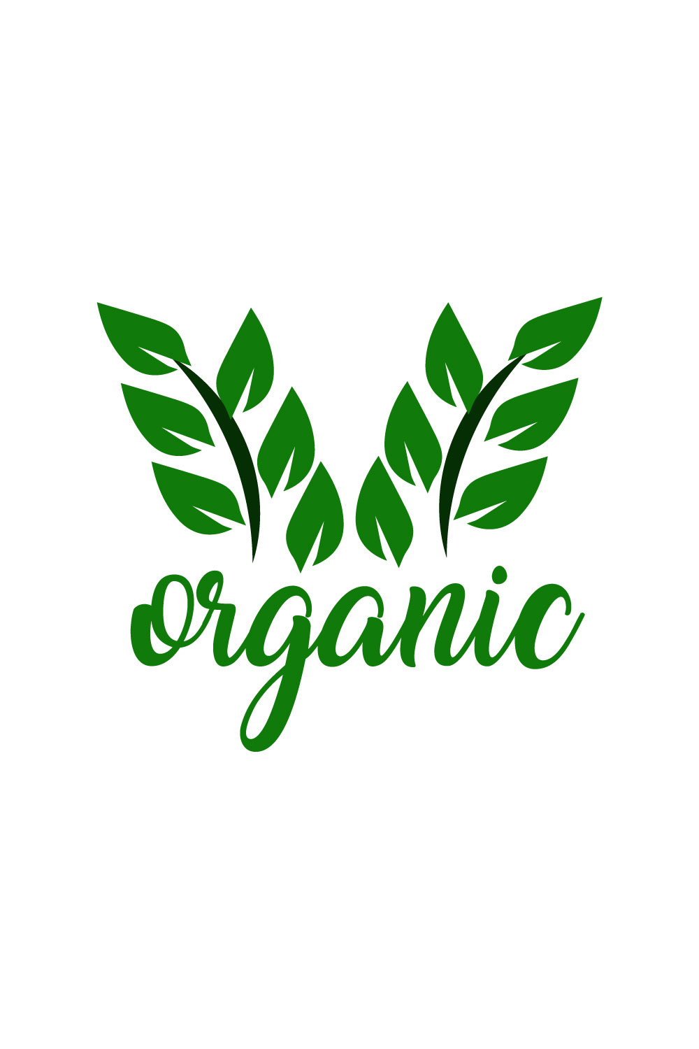 Free Biodiversity organic logo pinterest preview image.