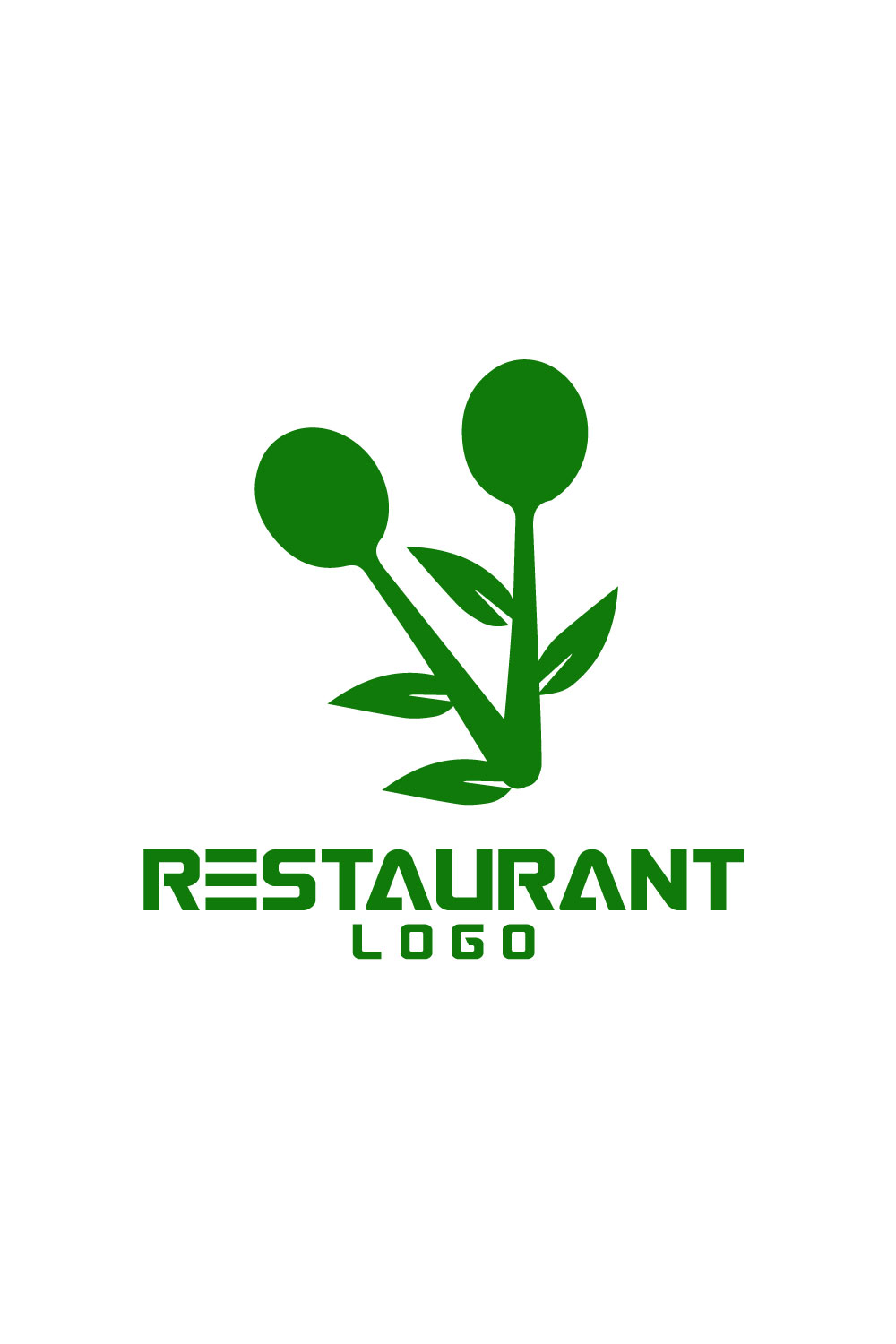 Free Restaurant Logo pinterest preview image.