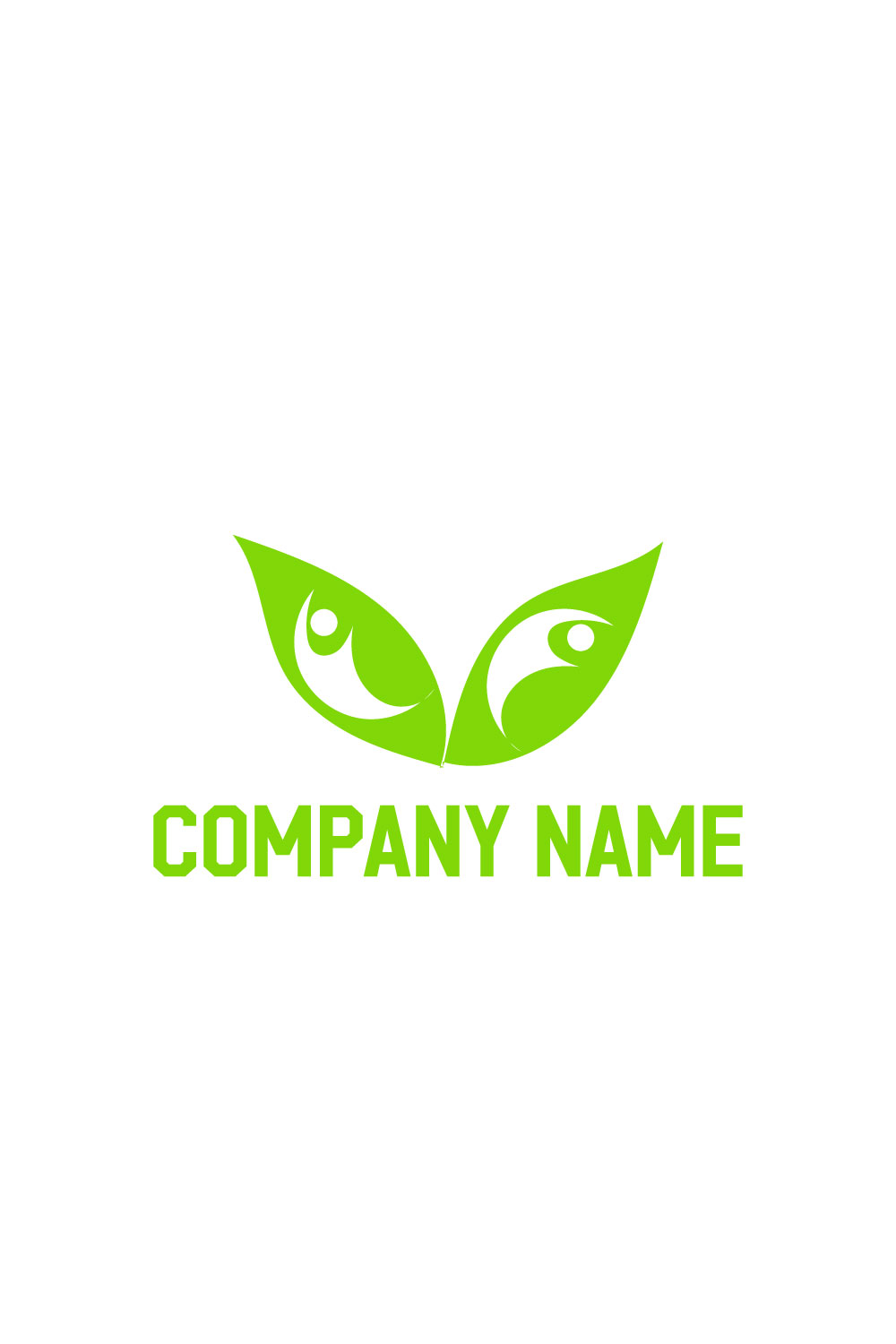 Free Health Company Logo pinterest preview image.