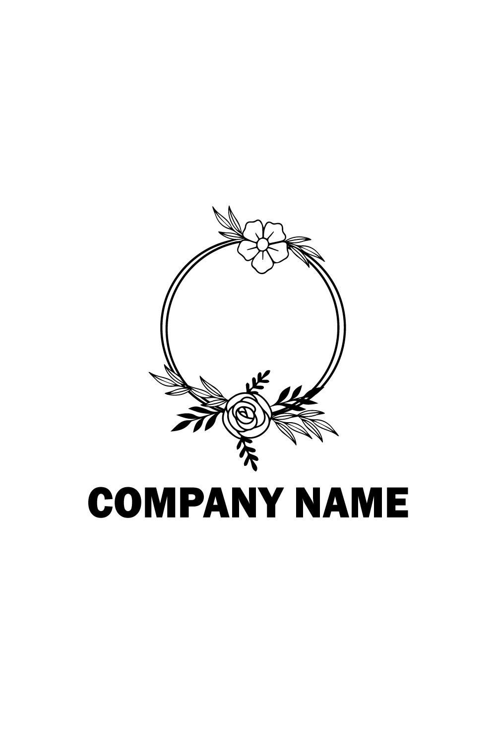 Free corporate logo pinterest preview image.