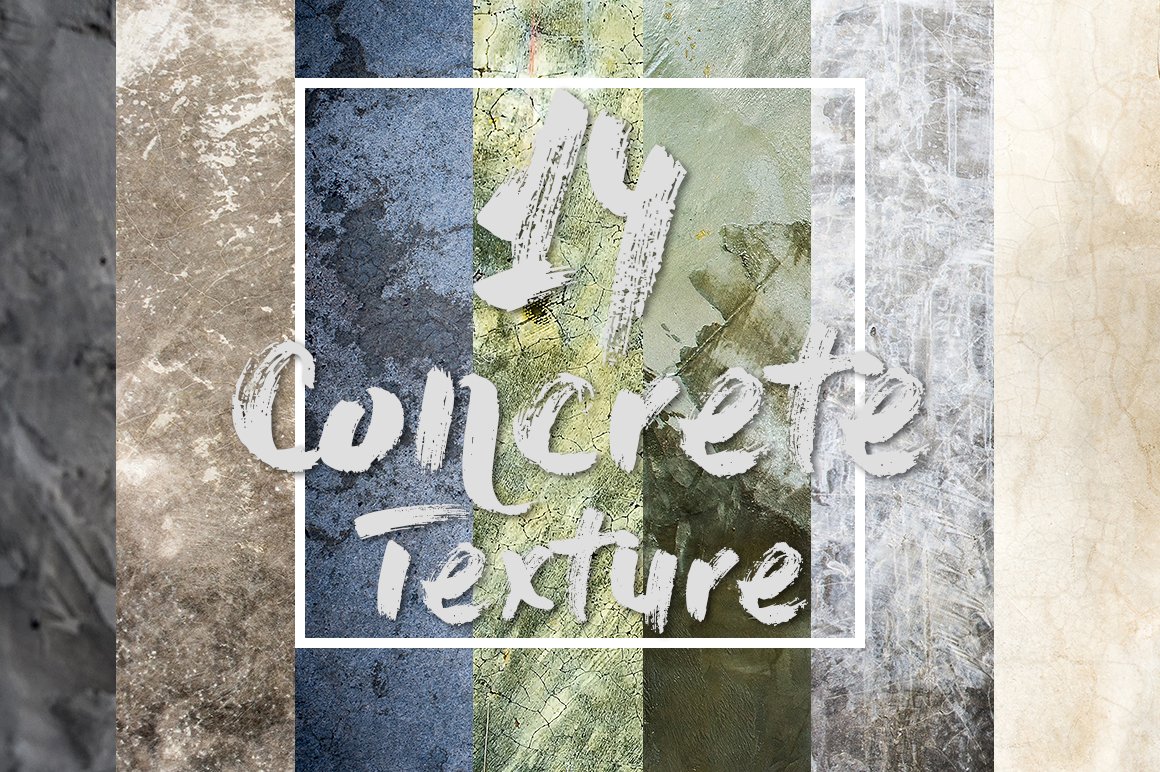 14 Concrete and Cement Textures Pack cover image.