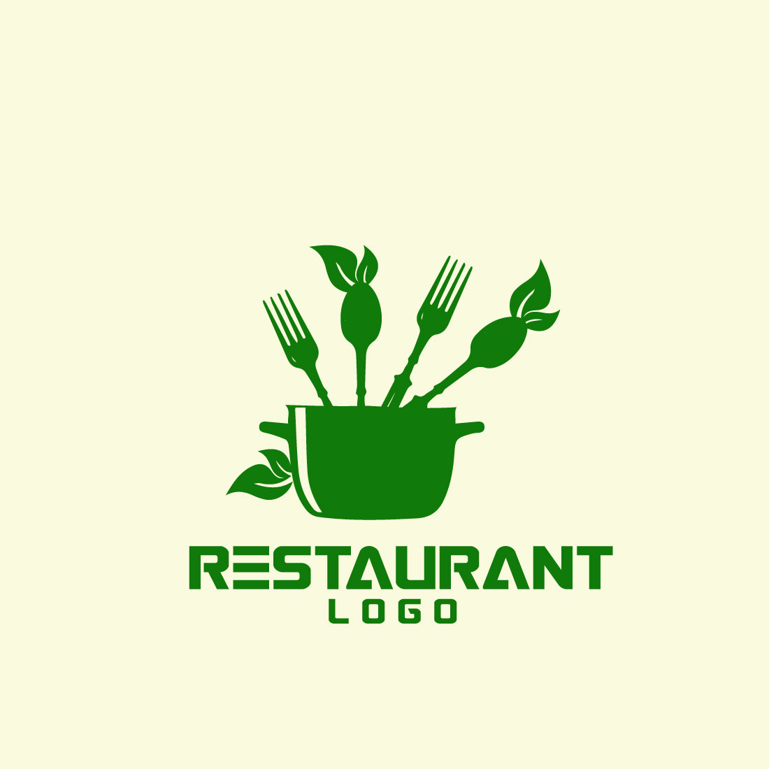 Free Food Restaurant Logo design preview image.