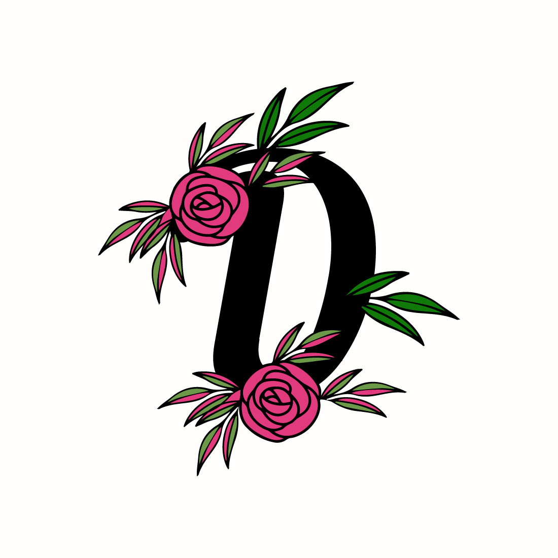 Free D letter logo cover image.