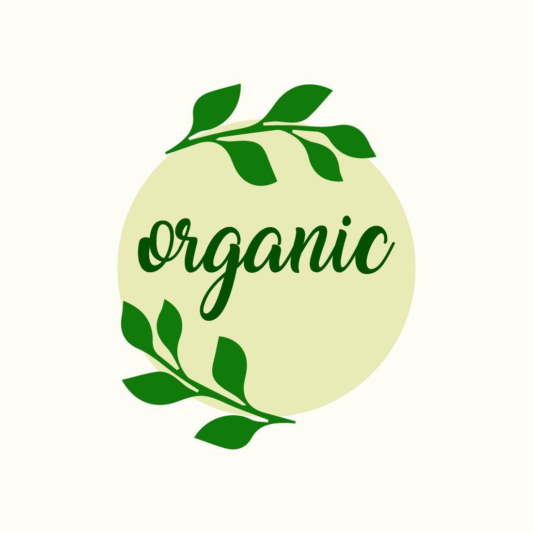 Free minimalist organic logo cover image.