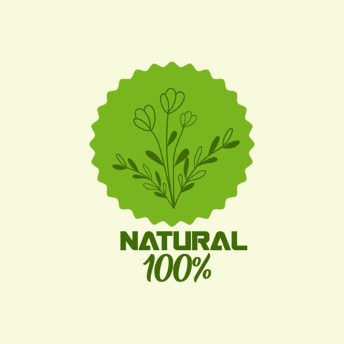 Free organic product logo cover image.