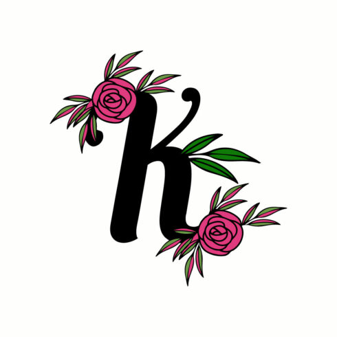 Free K leaf letter logo cover image.