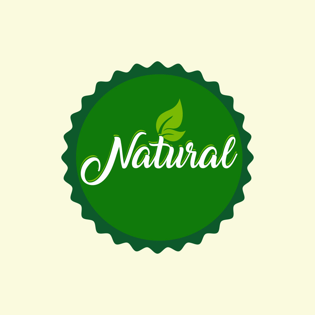 Free eco food logo cover image.