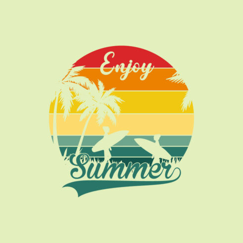 Free Summer Sunset Logo cover image.