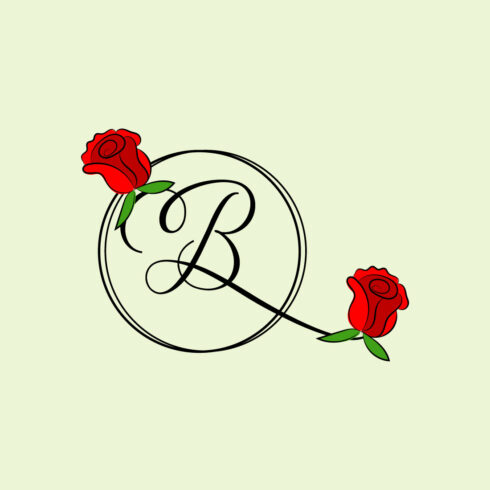 Free monogram letters logo cover image.
