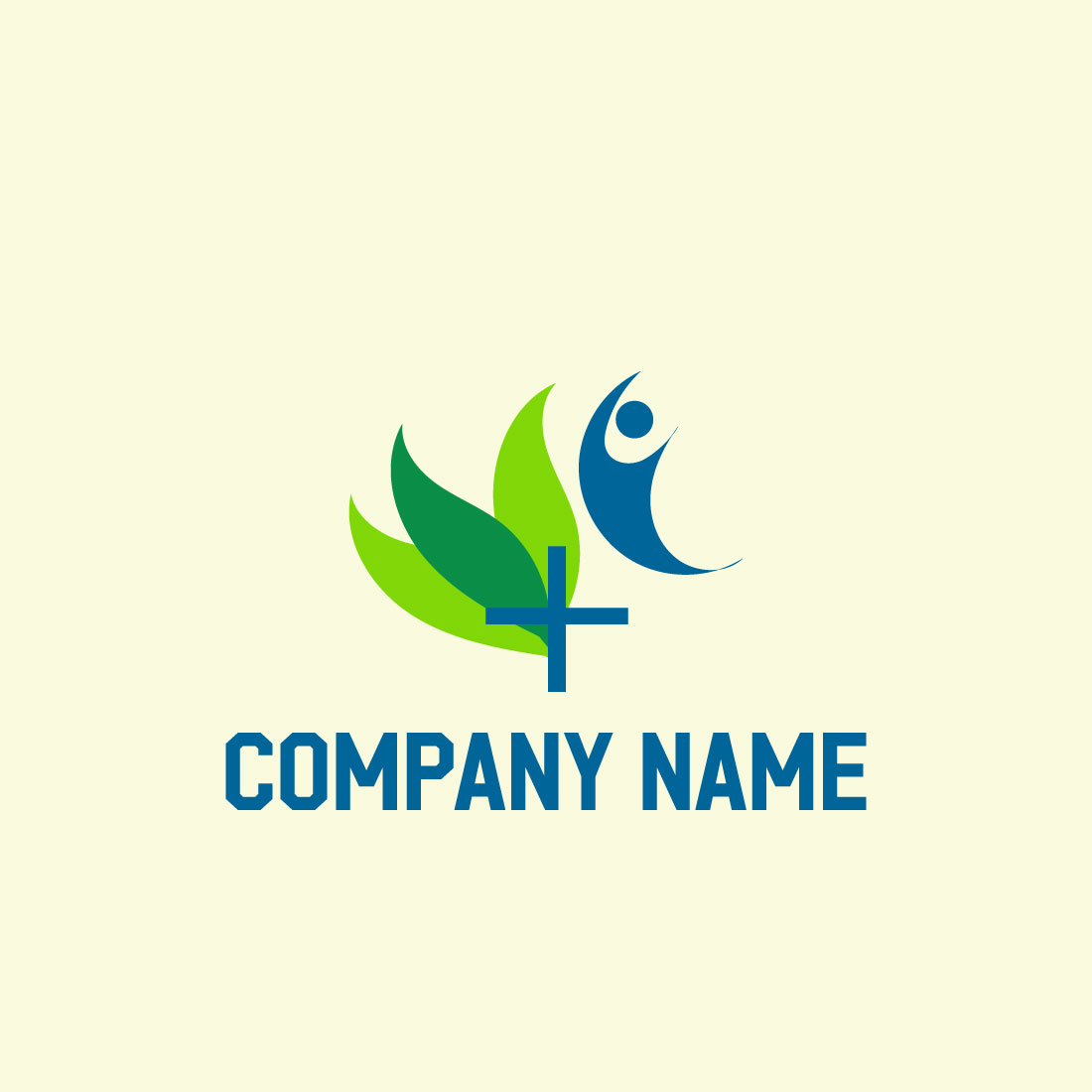Free health brand logo preview image.