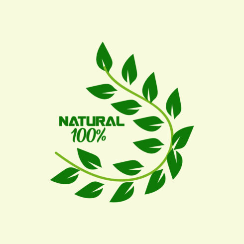 Free eco leaf logo cover image.