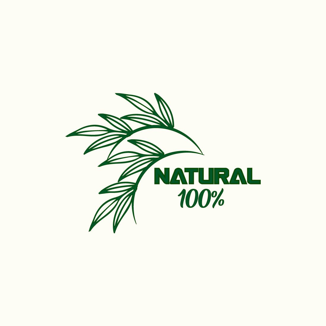 Free green food logo cover image.