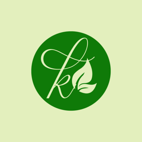 Free k letter green logo cover image.