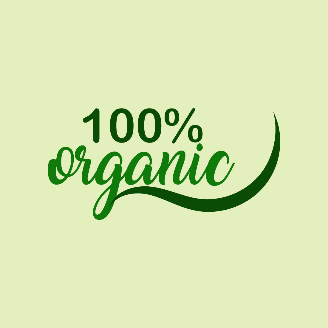 Free organic simply logo preview image.