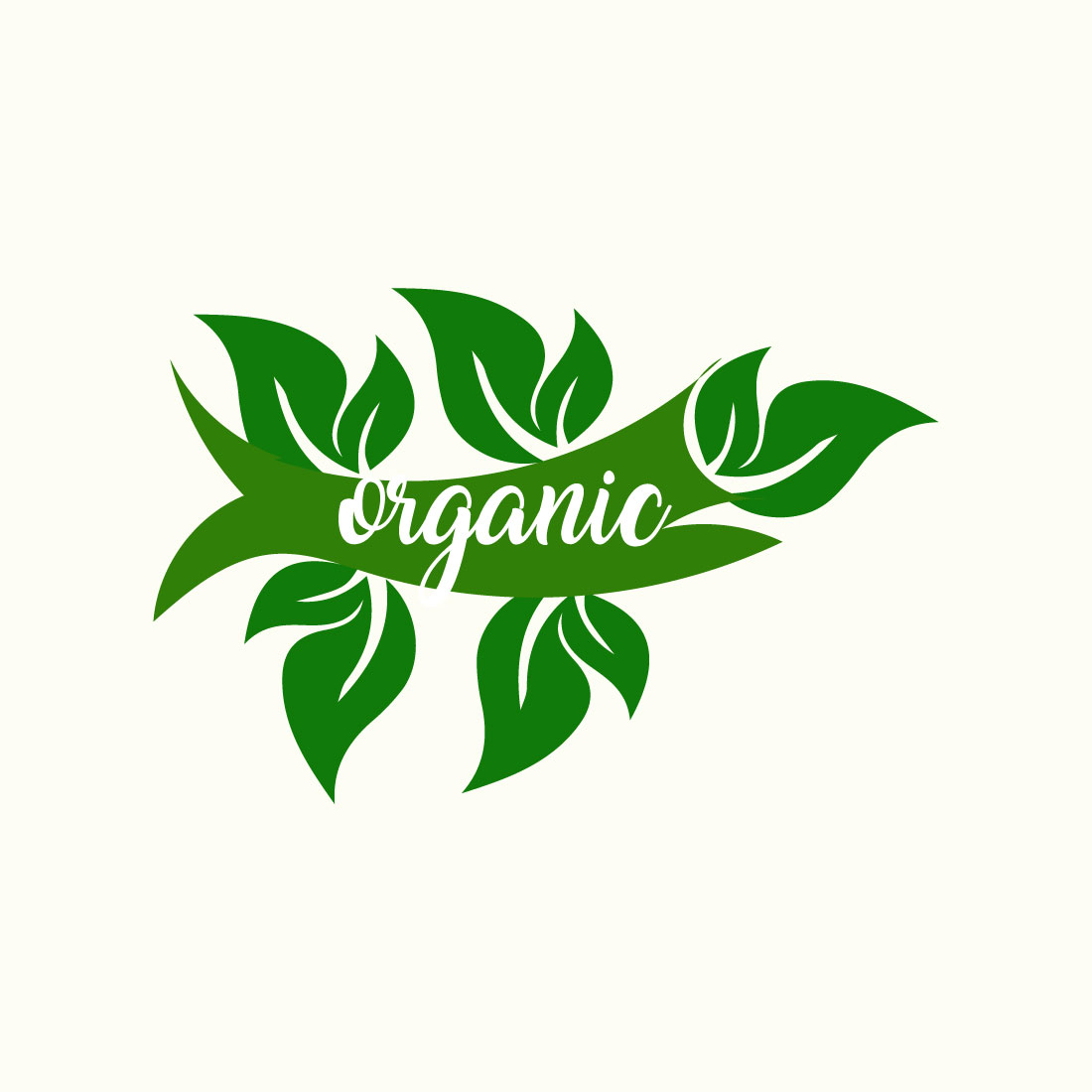 Free organic label logo cover image.