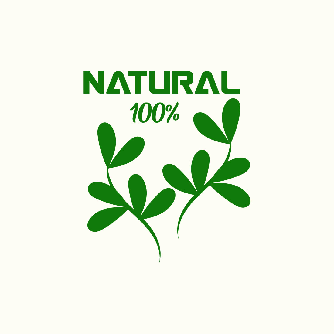 Free eco food logo cover image.