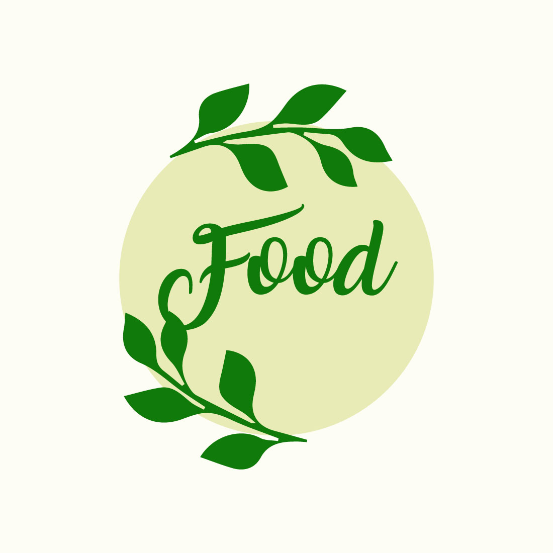 sustainable food logo