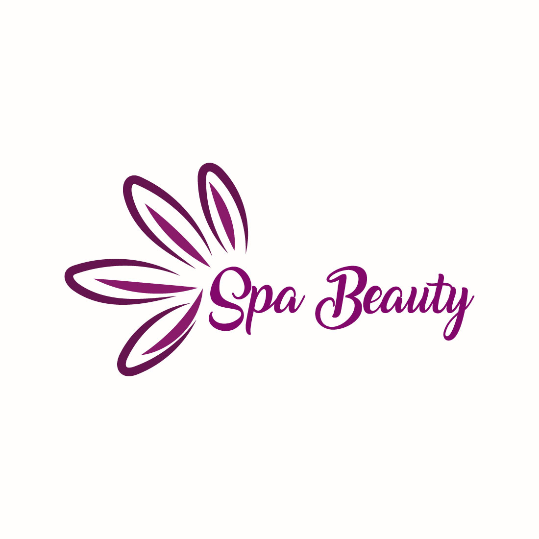 Free naturally spa logo preview image.