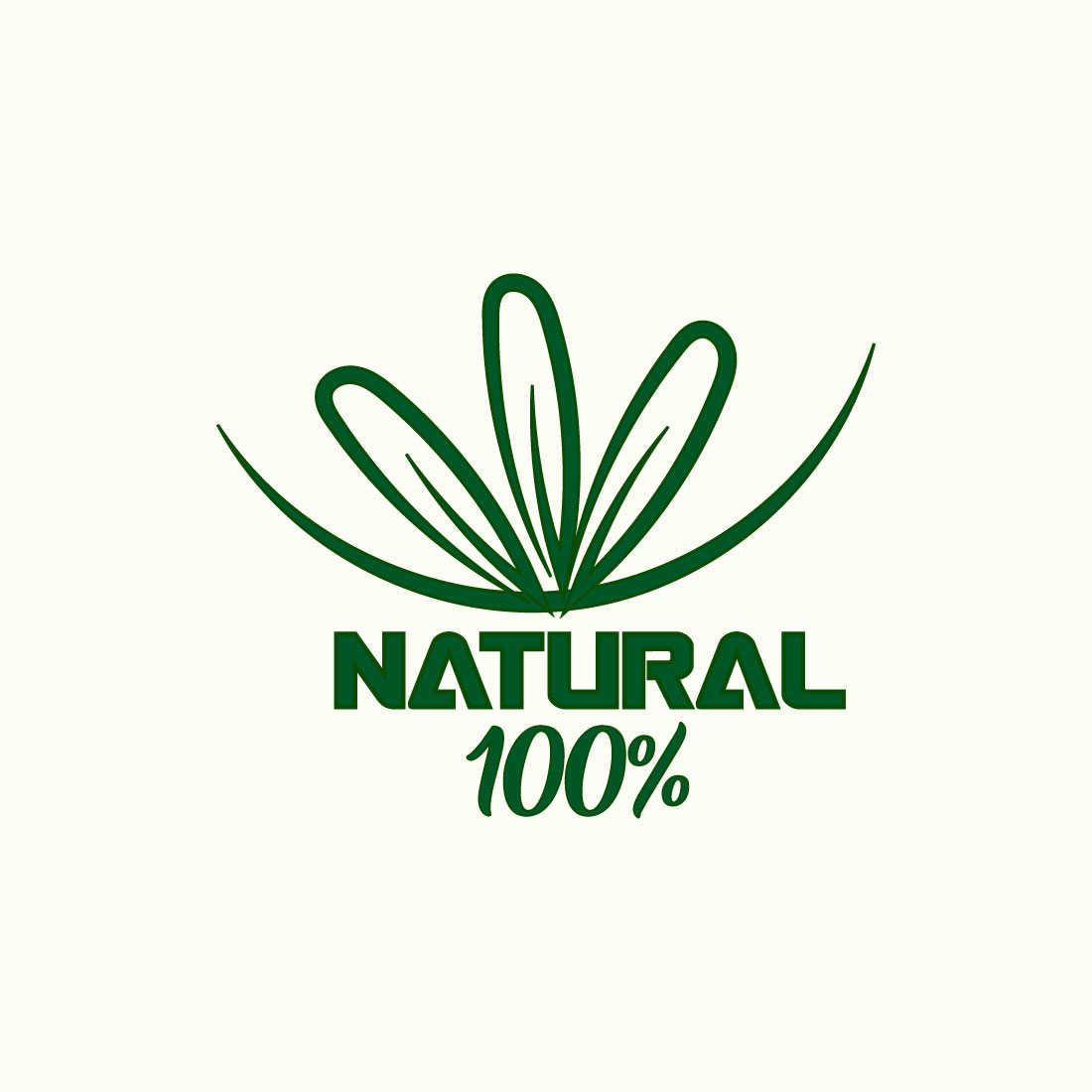 Free food leaf logo cover image.