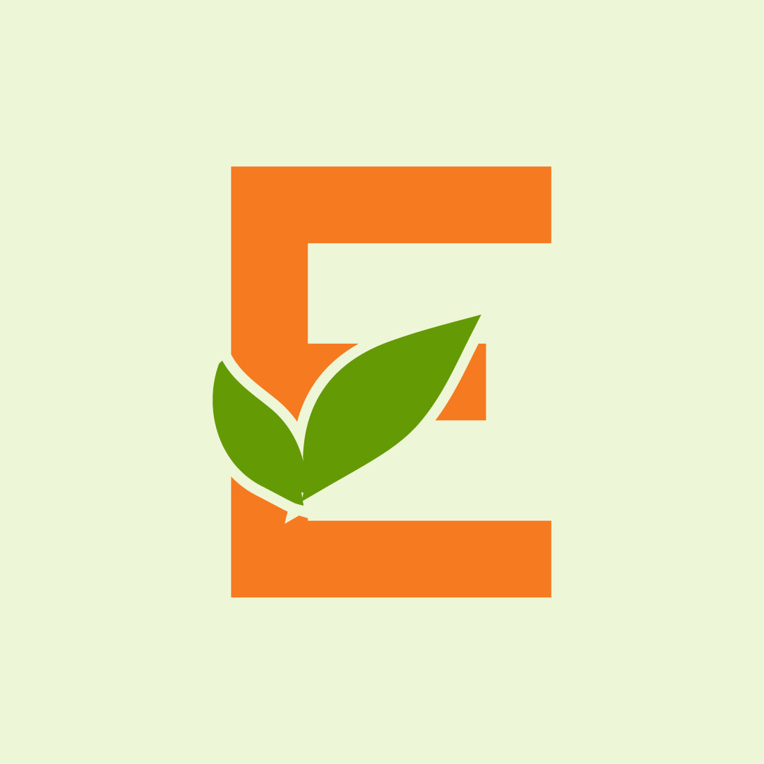 Free E floral logo cover image.