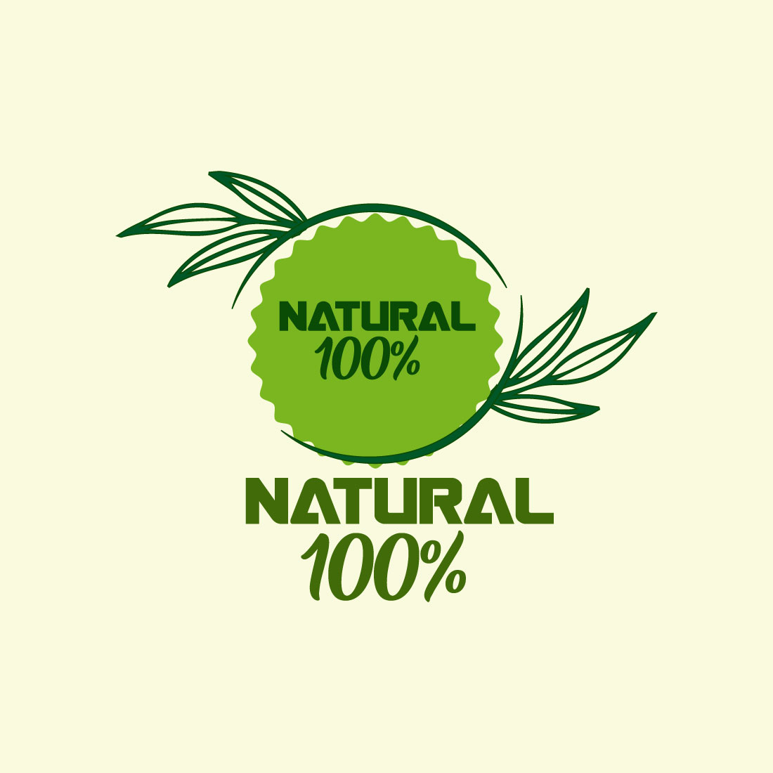 Free organic logo cover image.