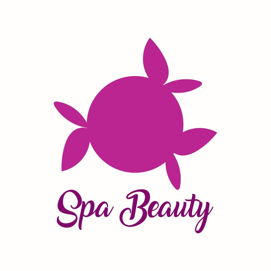 Free Pure and effective skincare logo cover image.