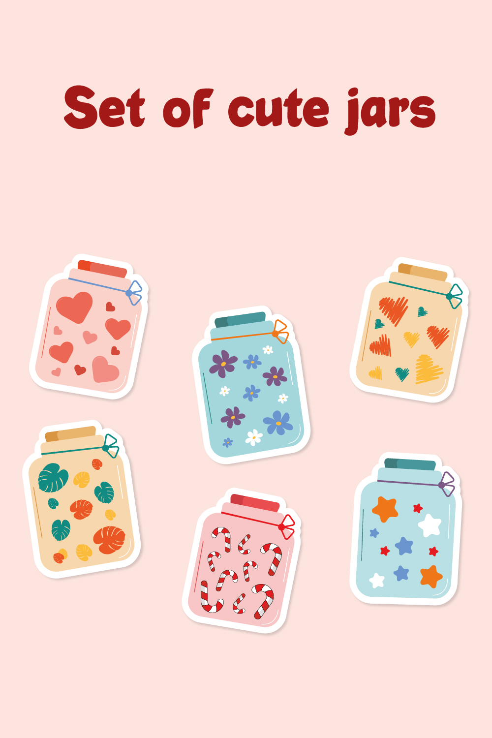 Make your day with jar of hearts or candies)) pinterest preview image.