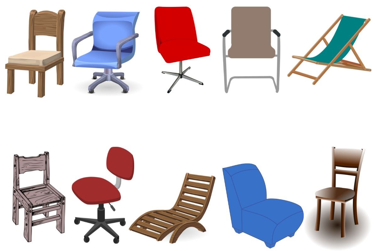 Chair Clipart and Vector cover image.