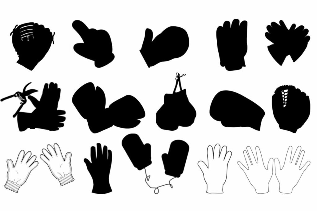 Gloves Silhouette MasterBundles Gloves Silhouette MasterBundles