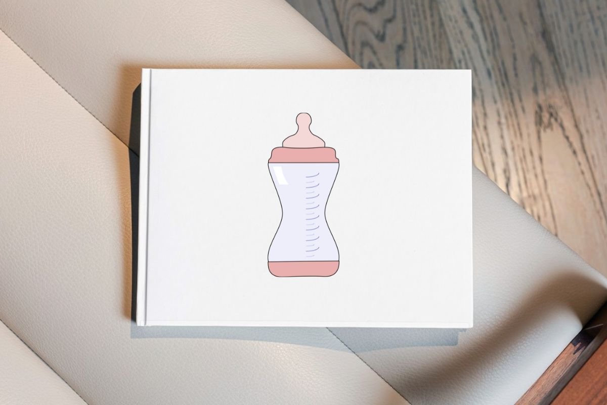 Baby Bottle Clipart and Vector preview image.