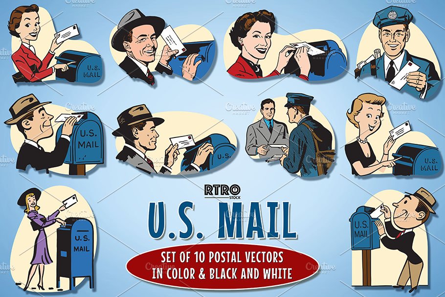 RTRO U.S. Mail 1 cover image.