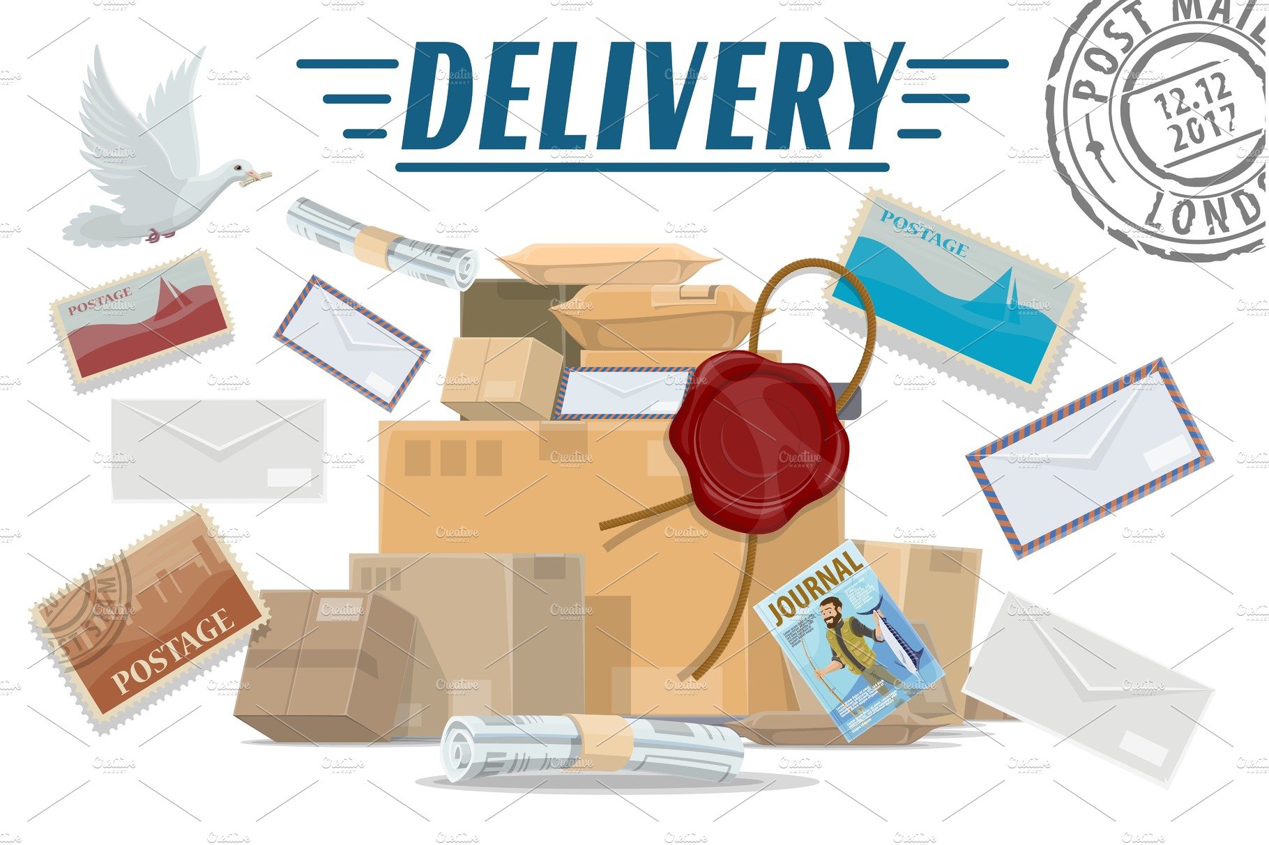 Parcels, letters and packages cover image.