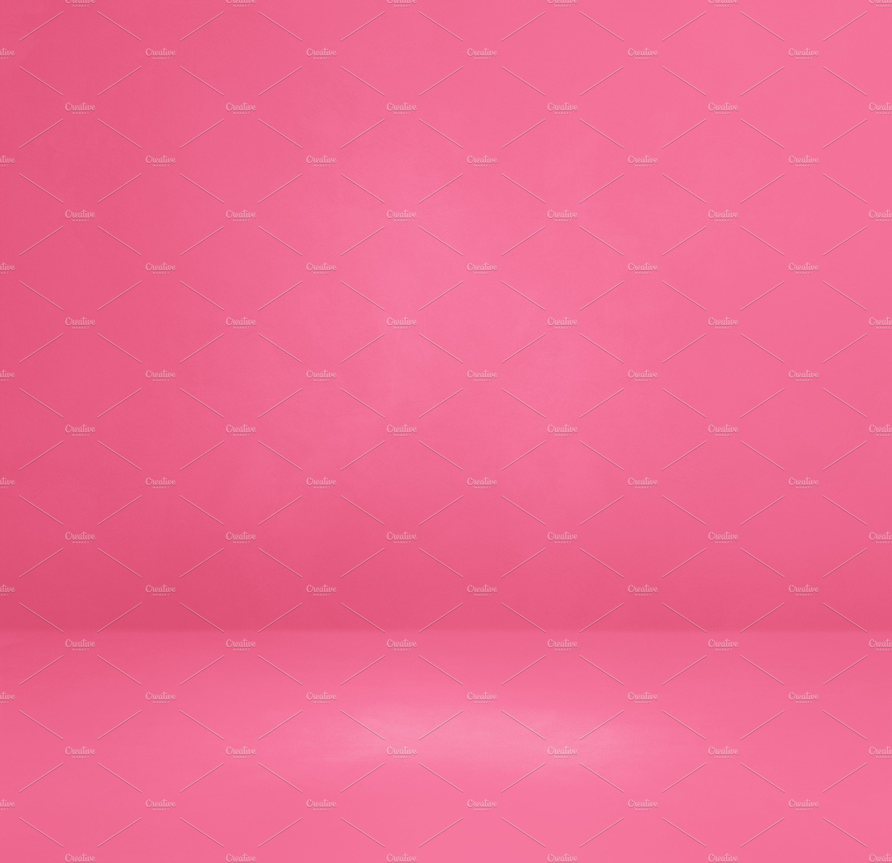 Empty pink concrete interior background cover image.