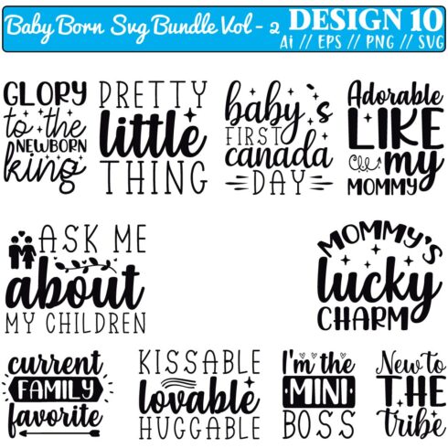 Baby Born SVG Bundle Vol - 2 cover image.