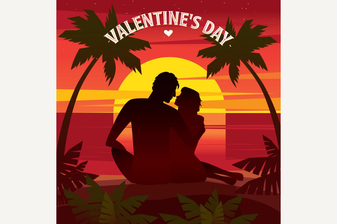 Romantic date at sunset cover image.