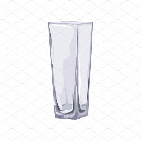 transparent glass vase flower cover image.