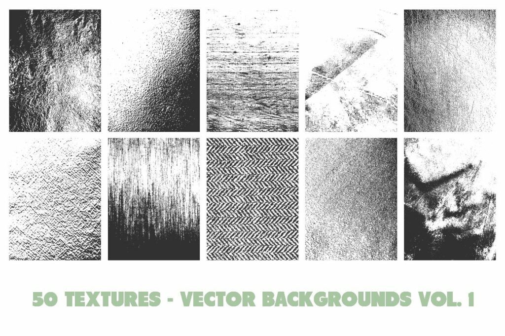 50 Vector Texture Backgrounds Vol. 1 – MasterBundles