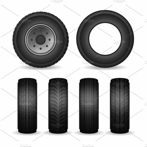 Black Rubber Tires and Car Wheels cover image.