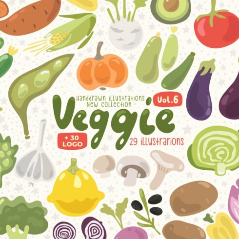 Veggie - Vector Set Vol.6 cover image.