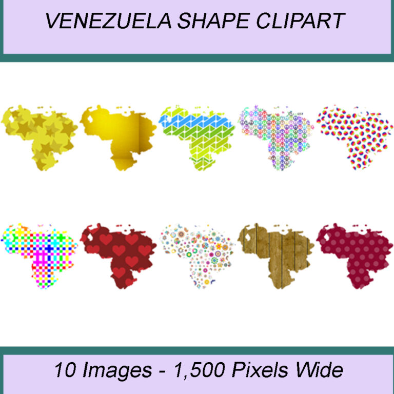 VENEZUELA SHAPE CLIPART ICONS - MasterBundles