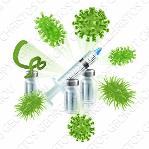 Vaccine Syringe Virus Vaccination cover image.