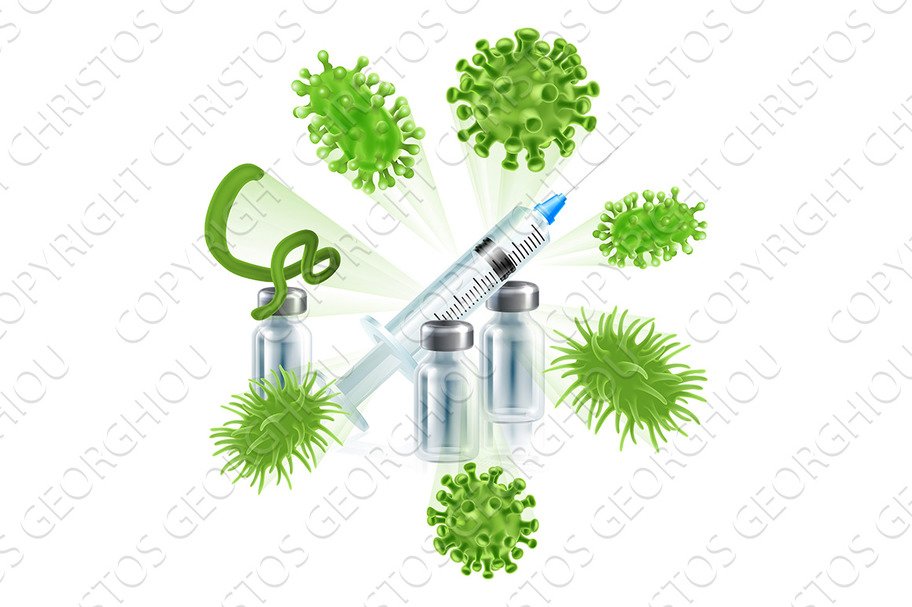 Vaccine Syringe Virus Vaccination cover image.
