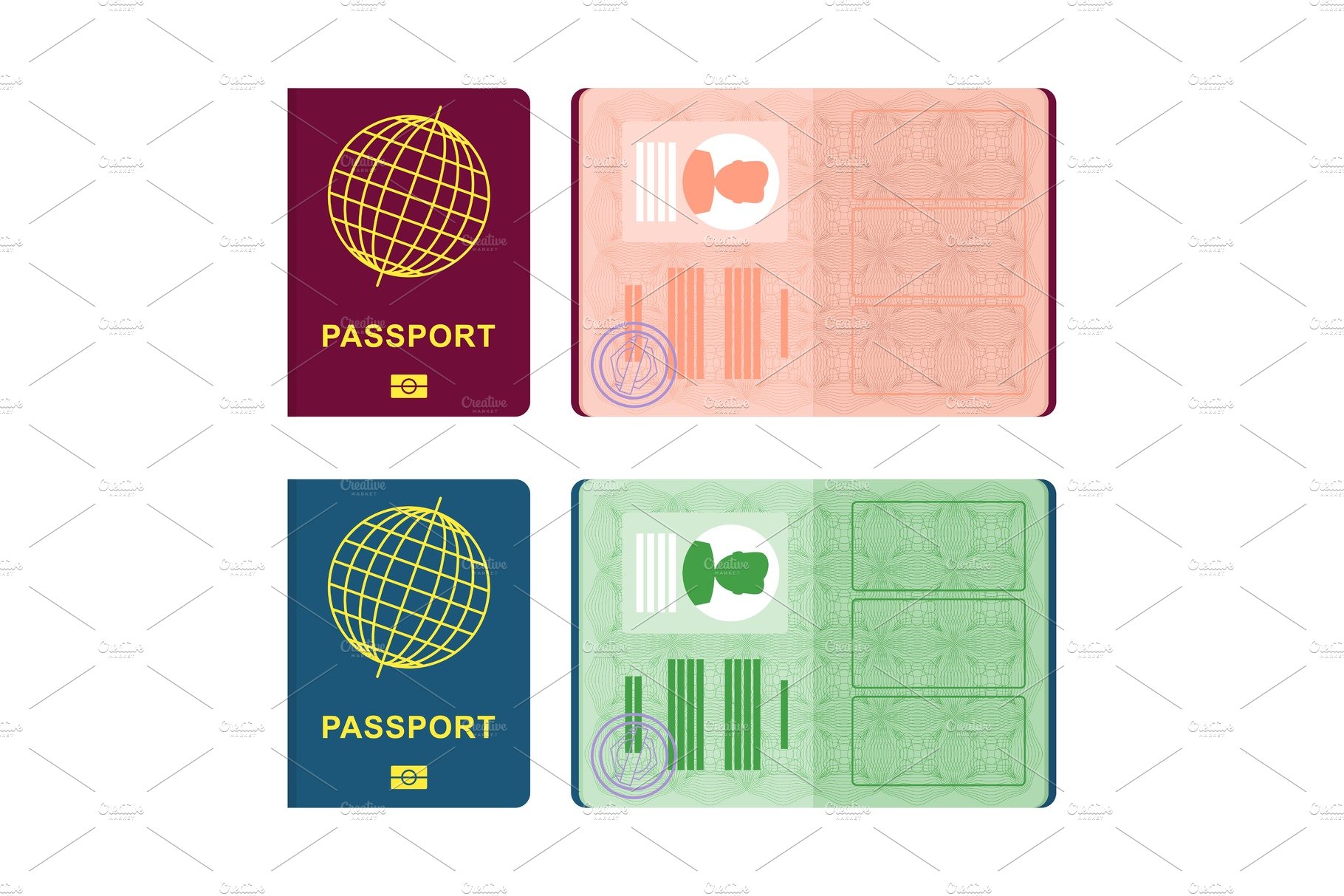 passport cover and spread cover image.