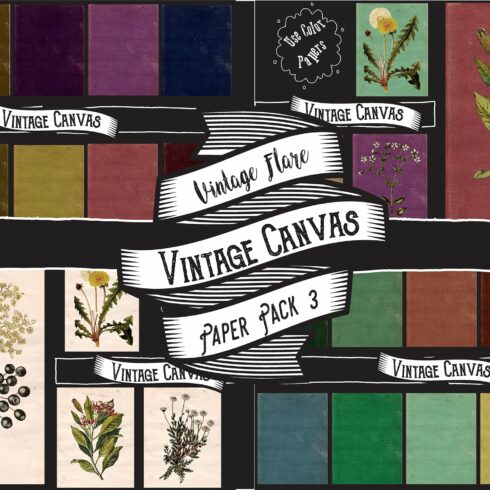 Vintage Canvas Paper Textures 3 cover image.