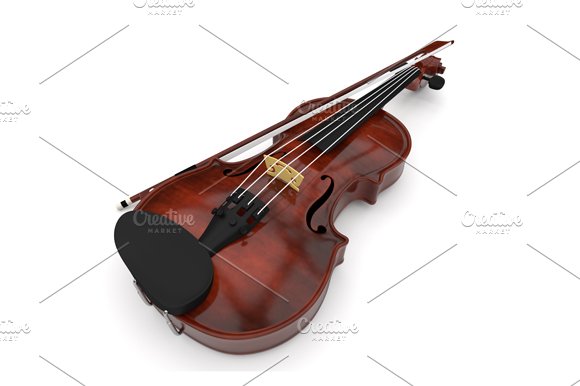 Set of violin preview image.