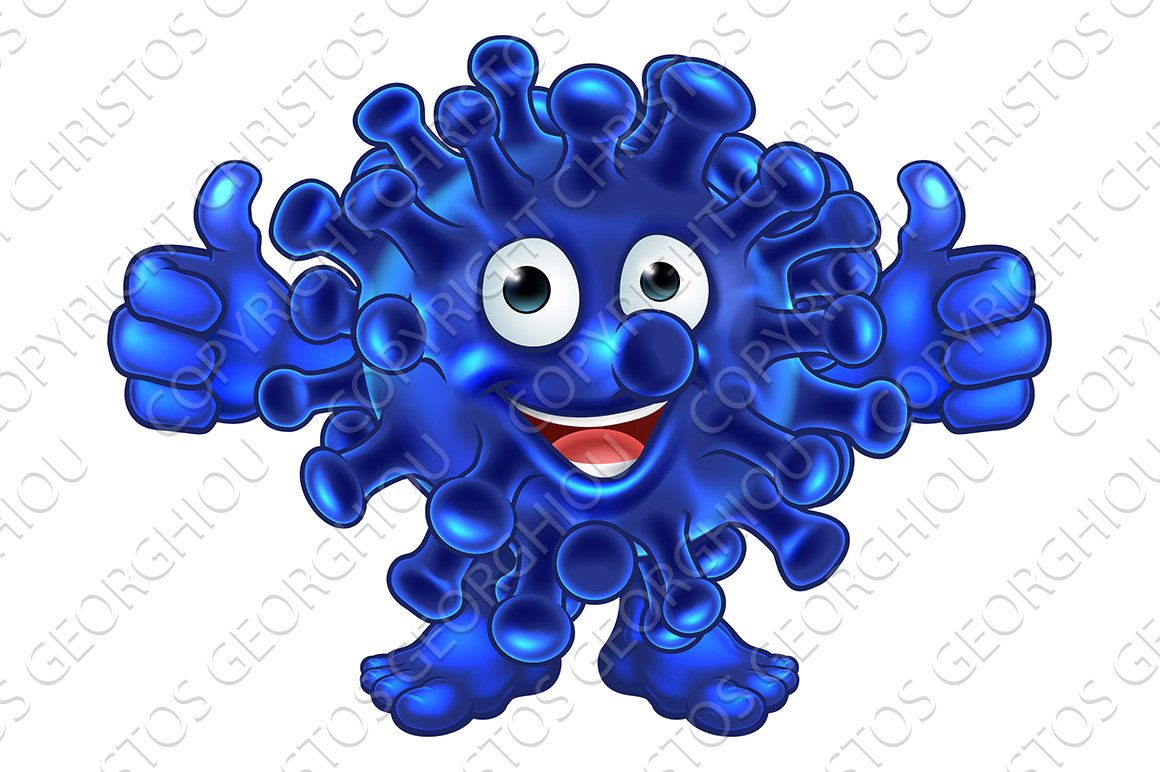 Virus Bacteria Alien or Monster Cartoon Character cover image.