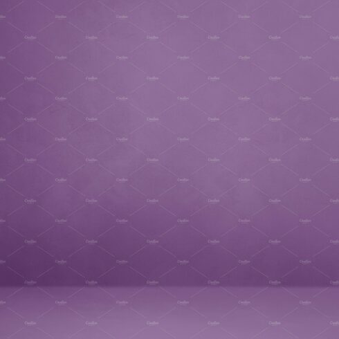 Empty dark lilac purple concrete interior background cover image.